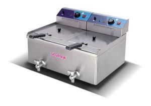 Double-Tank Electric Fryer Commercial Energy Saving