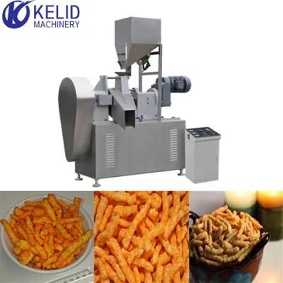 Delicious Fried Cheetos Kurkure Nik Naks Corn Curls Making Machine