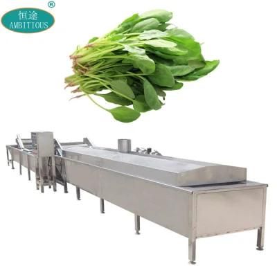 Cooking Systems for Leafy Vegetable Blanching and Cooling Machine