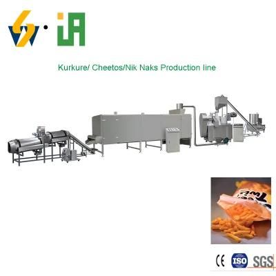 Cheetos Machine/Niknaks /Fried Kurkure Snack Food Making Machine