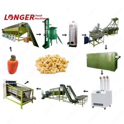 500kg/H Fully Automatic Cashew Nut Processing Unit Machine for Cashew