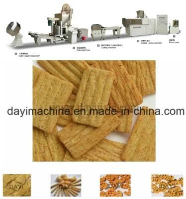 Fried Rice Crust Snacks Extruder Processing Machine