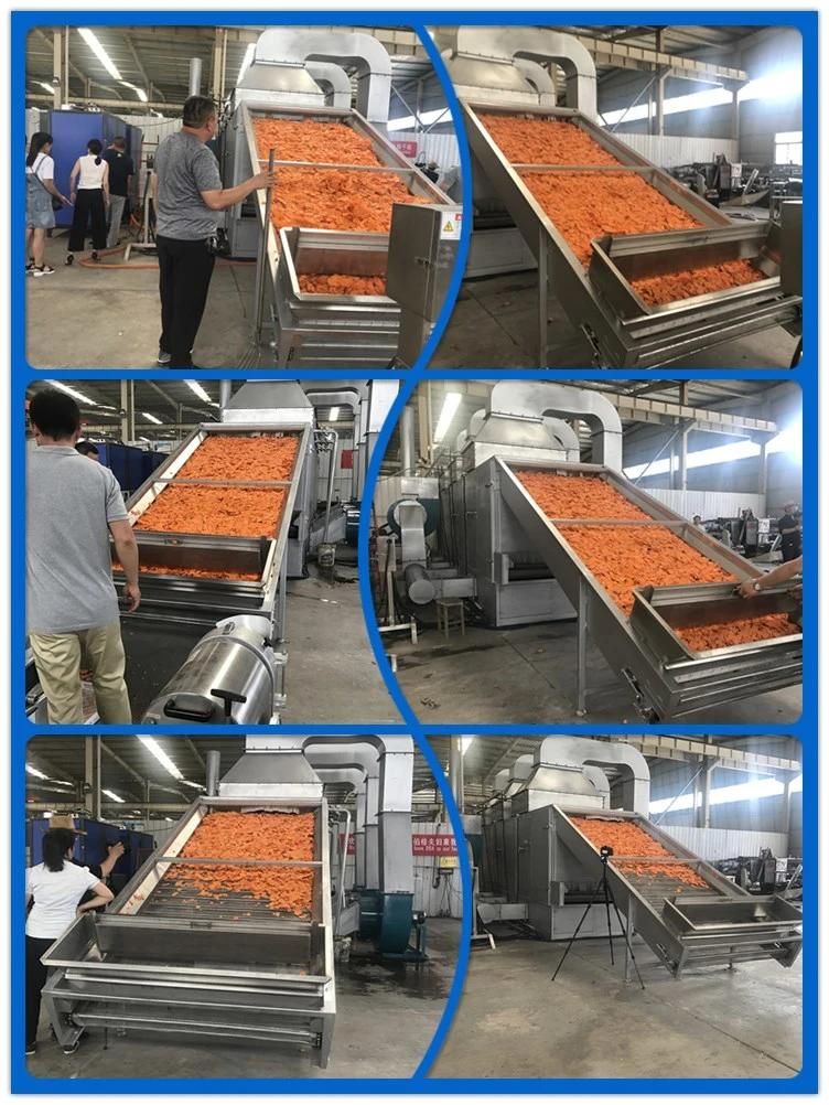 Hemp Dryer Machine Carrot and Onion Konjak Drying Dryer Machine with Steam/Gas Heating