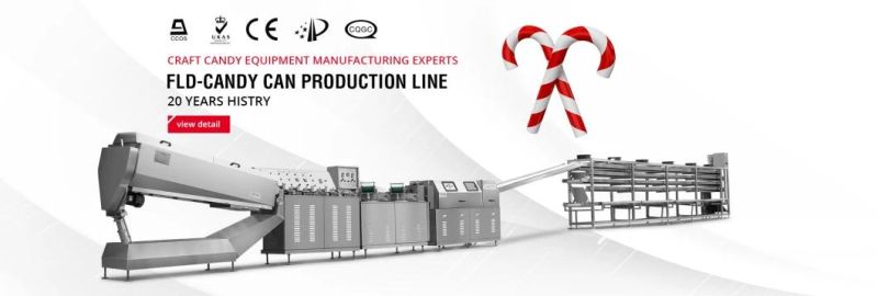 Fld-300 Candy Cane Production Line, Crutch Lollipop Making Machine