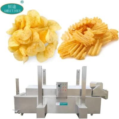 Conveyor Belt Deep Fryer for Potato Crisp Continuous Fryer