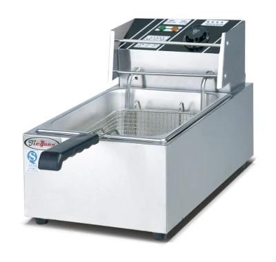 Counter Top Electric Deep Fryer with 1-Tank 1-Basket Df-81