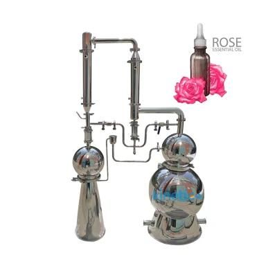 50L Stainless Steel Essential Oil Distiller Steam Distillation Equipment