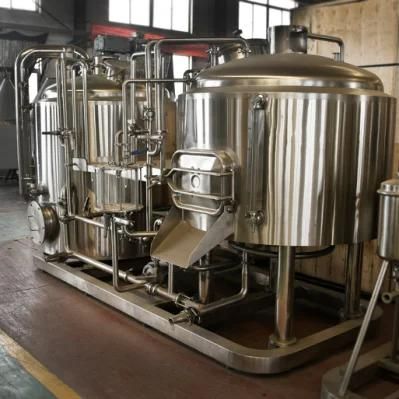 500L Micro Electric Beer Brewing Equipment Making Machine Stainless Steel Microbrewery