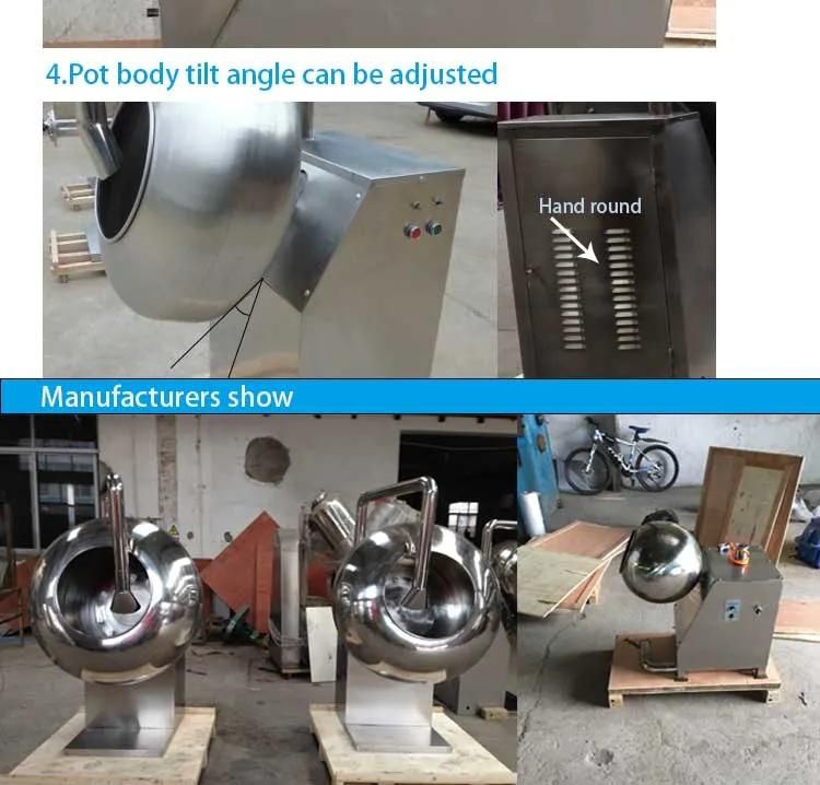 Factory Price Sugar Beans Coating Machine Peanut Coating Pot