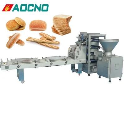 Industrial Gas Rusk Hamburger Bread Baking Machine Production Line