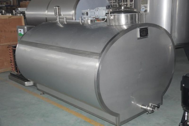 Factory Price Stainless Steel Tank Dairy Machine Cooler Refrigeration Milk Cooling Tank