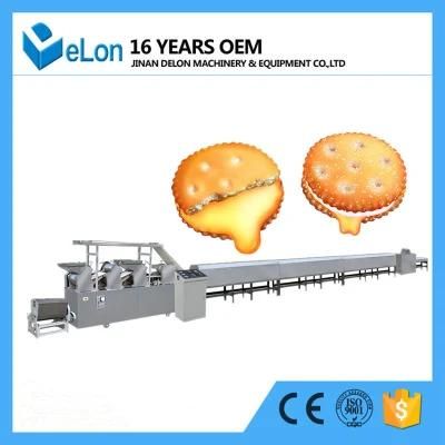 Automatic Hard Soft Biscuit Production Line Machine for Making Biscuit
