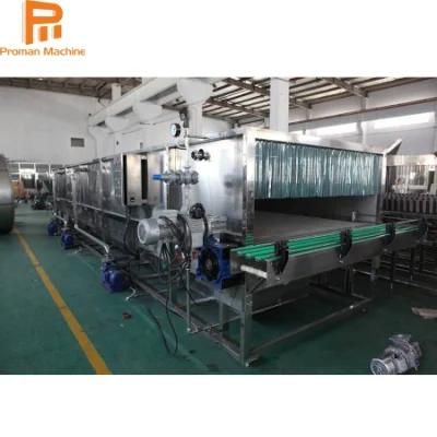 Automatic Hot Juice Production Line Use Bottle Cooling Tunnel
