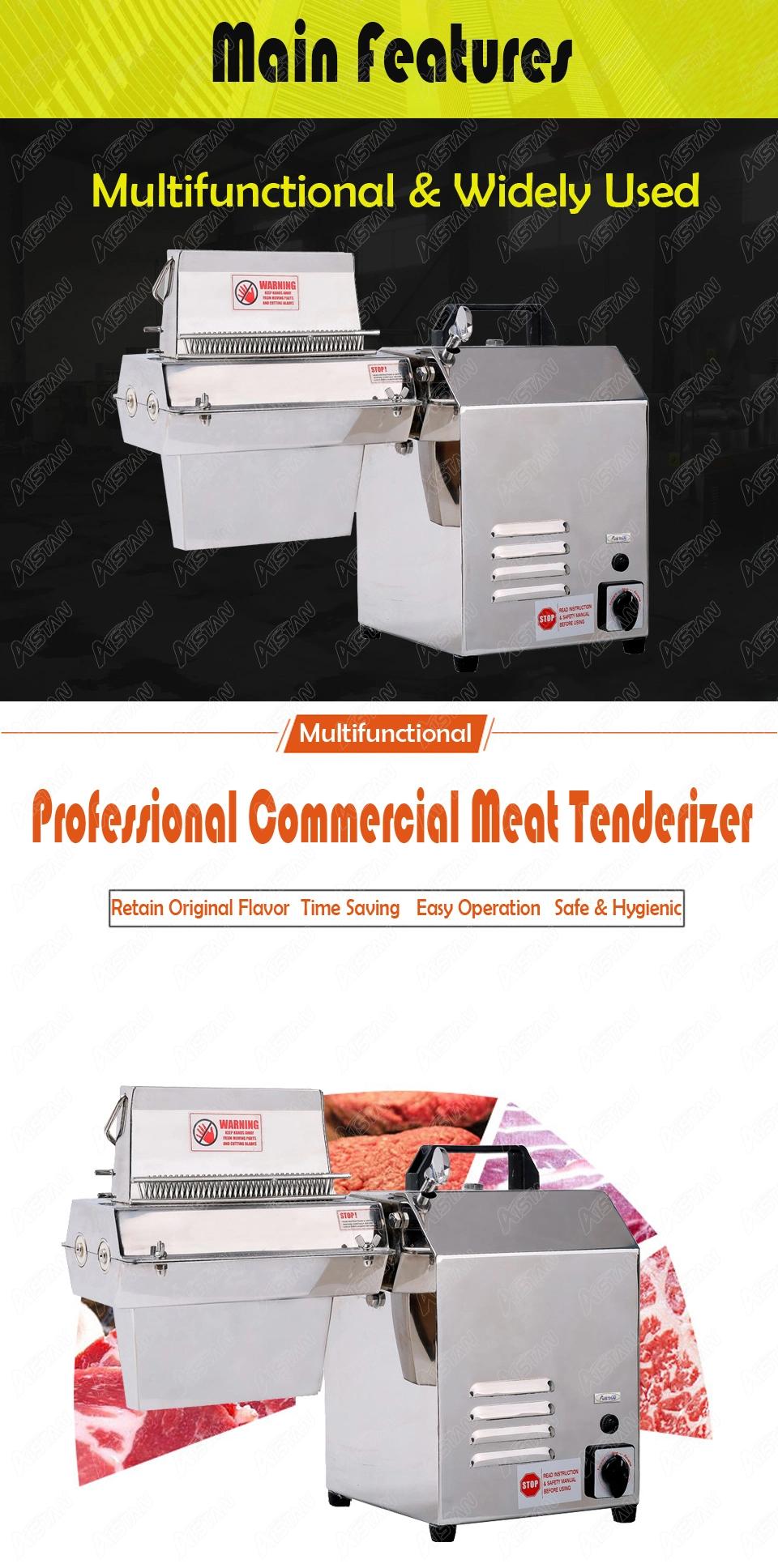 Ets515 Commercial Meat Tenderizer Stainless Steel Bladed Meat Tenderizer Tabletop Electric Meat Tenderizer Processor