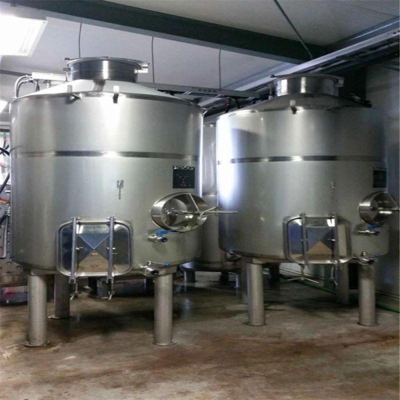 Stainless Fermentation Holding Buffer Heating Cooling Polished Bucket