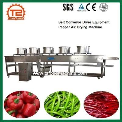 Fruit and Vegetable Belt Conveyor Dryer Equipment Pepper Air Drying Machine