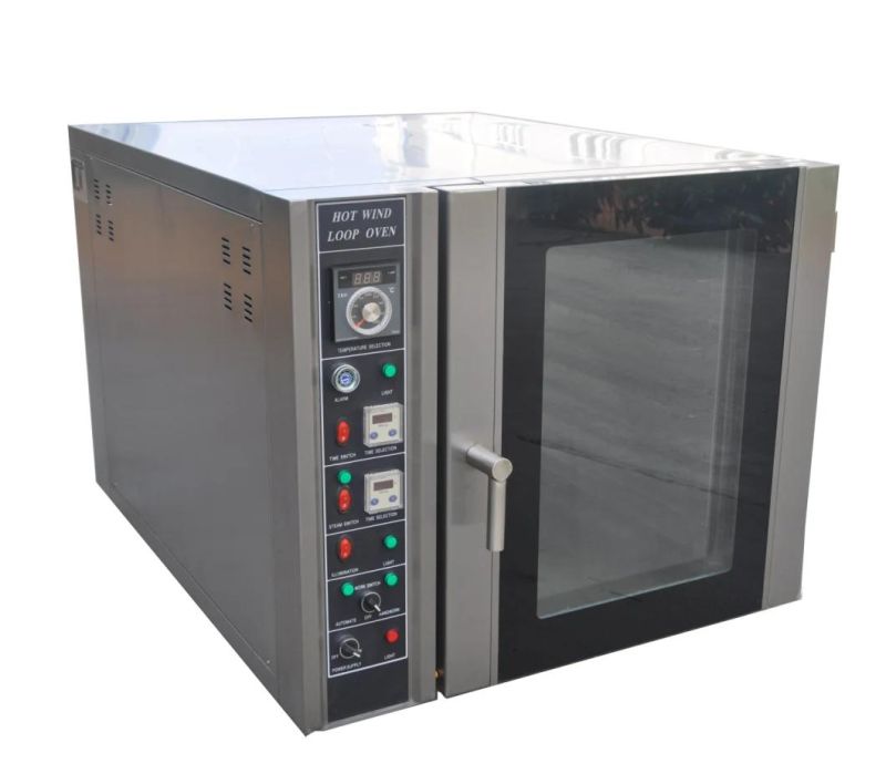 5 Trays Hot Air Convection Oven Biscuits Bread Baking Bakery Shop Baking Machine