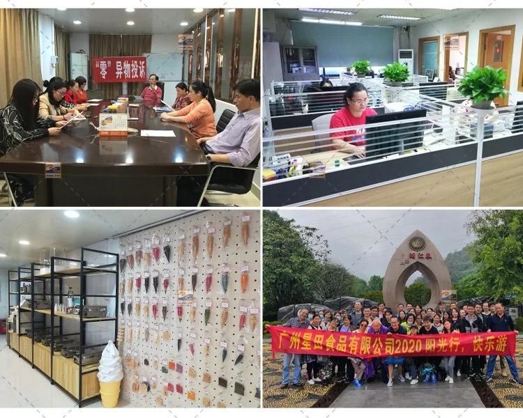 Guangzhou Automatic Chocolate Flavour Ice Cream Flower Cone Waffle Cone Production Machine