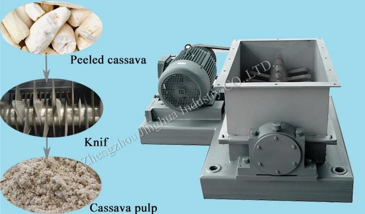 Zhengzhou Jianghua Patent Product Cassava Starch Crushing Processing Machinery Large Capacity Cassava Cutting Machine