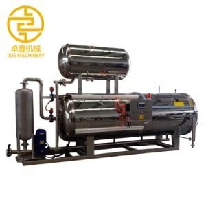 Automatic High Pressure Food Processing Bottle Sterilizer / Retort / Autoclave for Cans ...