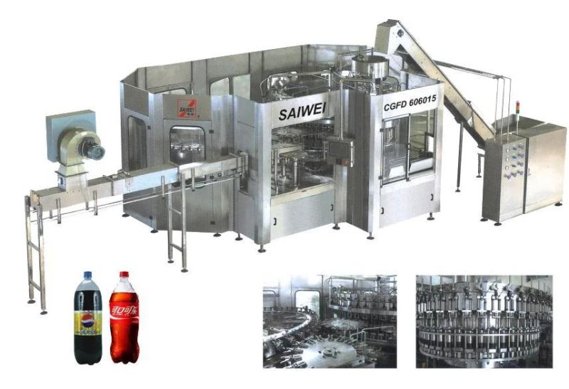 Automatic Beer Soda Carbonated Drink Filler plastic Bottle Filling Machine