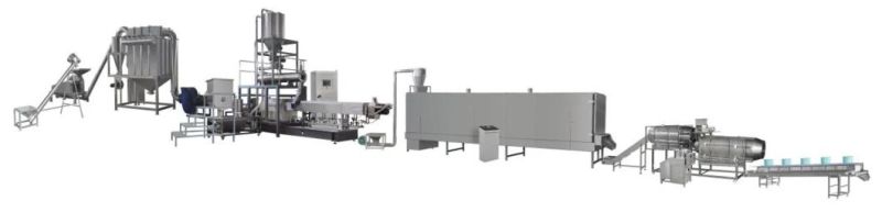 Automatic Dry Wet Kibble Animal Pet Dog Cat Food Pellet Processing Plant Machine Extruder
