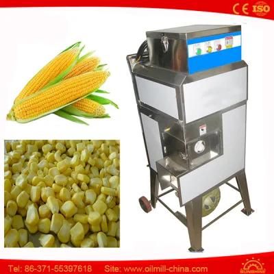 Commercial Corn Process Peeling Peeler Sweet Corn Threshing Machine