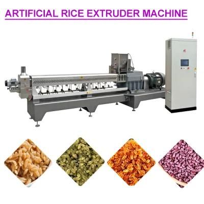 Fortify Rice Extrusion Machinery/Fortified Nutrition Rice Kernels Production Line ...