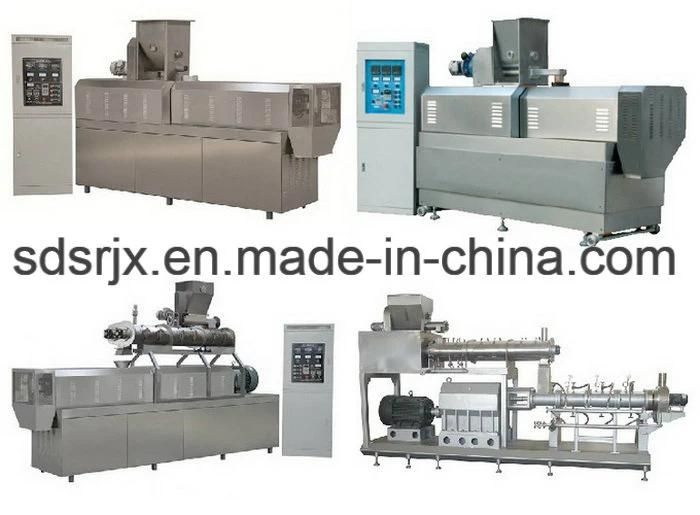 Flavored Extruded Leisure Corn Snack Chips Line Extruder Dryer Machine