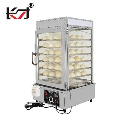 Sgm-6c 6 Layers Electric Table Top Glass Display Large Food Steamer Machine for Dim Sum ...