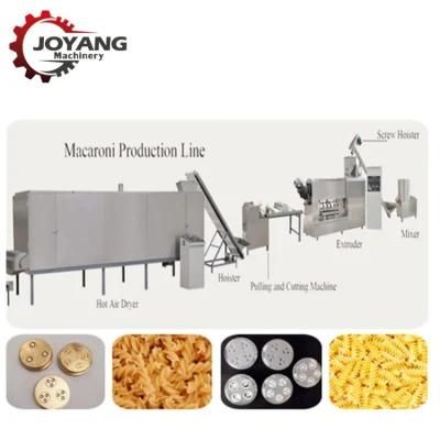 Various Shapes Pasta Extruder Macaroni Production Line