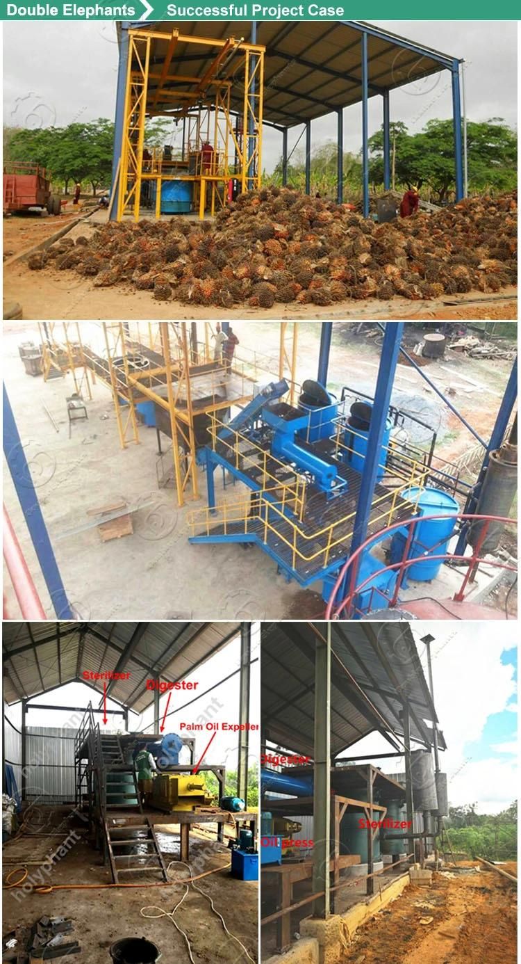 1t-5t/H Palm Oil Extraction Palm Oil Processing Pressing Machine in Africa