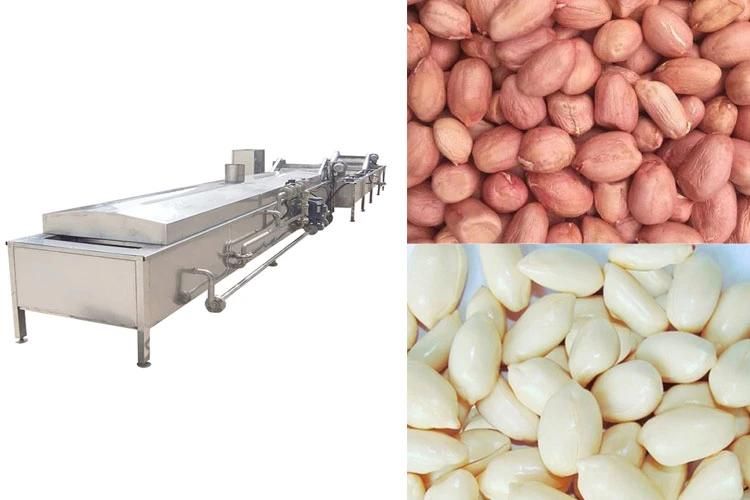 Food Processor Equipment Hot Water Blancher Peanut Blanching Machine