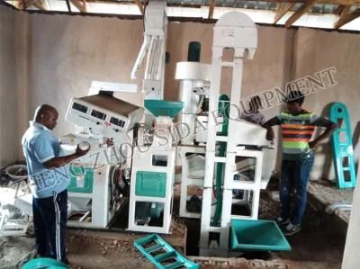 Portable 1ton Rice Mill Machine with Rice Color Sorter Price