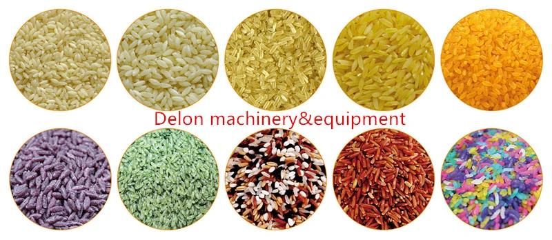 Automatic Nutritional Fortified Rice Making Machine Artificial Rice Production Line