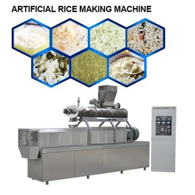 Extrusion Rice Machine/Fortificated Rice Extruder Machine/Crispy Rice Flakes Production ...