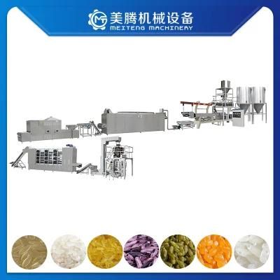 Professional Twin Screw Extruder Production Line Artificial Rice Making Machine Fortified ...