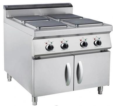 Electric 4-Plate Range with Cabinet Square Plate (LUR-881)