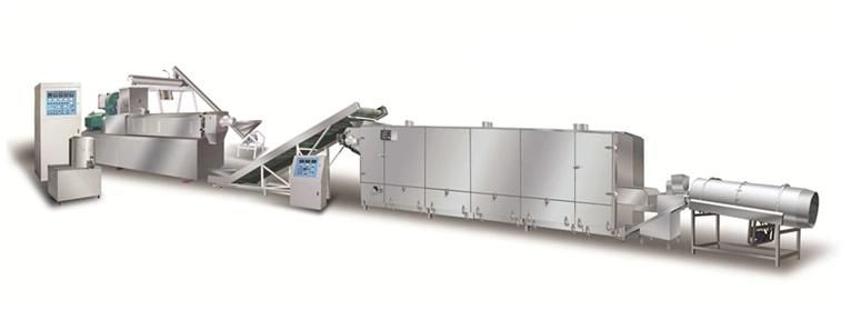 Automatic Dog Cat Fish Pet Food Extruder Machinery Equipment Plant Production Line