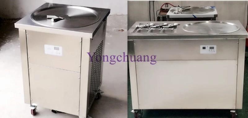 Fry Ice Cream Machine with Pedal Defrost and Temperature System