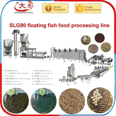Ce Approved High Tech Double Screw Floating Fish Feed Extruder Machine