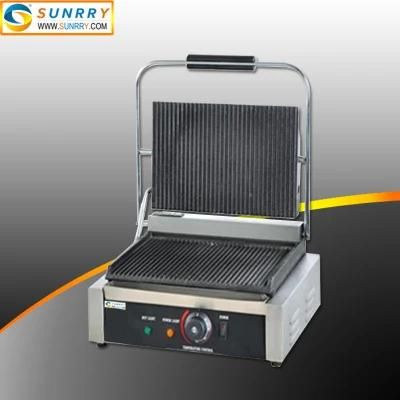 Chicken &amp; Electric Heat Is Applied on Both Sides Panini Press Grill Machine