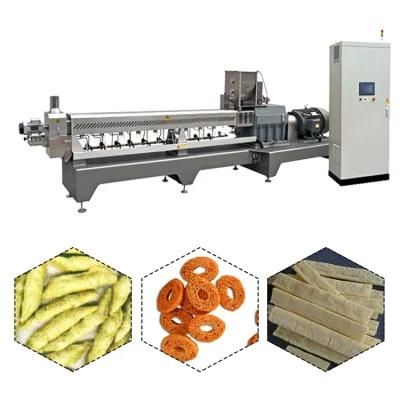 Wheat Flour Fried Snack Food Machine Bugles Pillow Stick Chips Making Machine Food ...