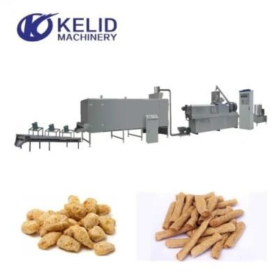 Tvp Tsp Textured Vegetarian Meat Soybean Soya Nuggets Chunks Protein Processing Extruder ...