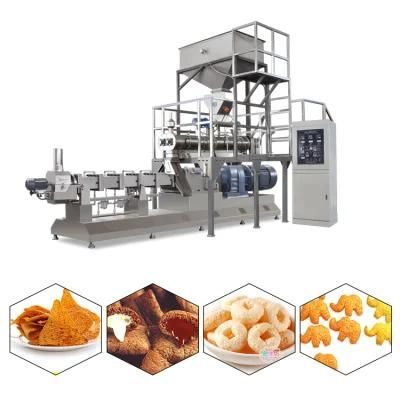 Hot Selling Industrial Fried Pellet Snacks Making Machine Fried 3D Pellet Chips Snacks ...