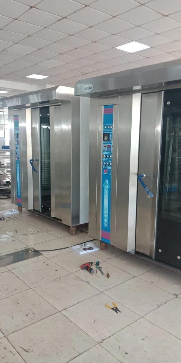 32 Ttrays Electric Gas Diesel Baking Oven Automatic Italian Burner Bread Bakery Machine Bakery Machinery Baking Oven