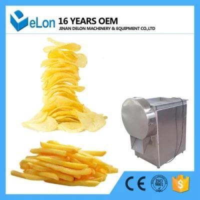 Sweet Potato Slices Chips Cutting Frying Production Line for Factory