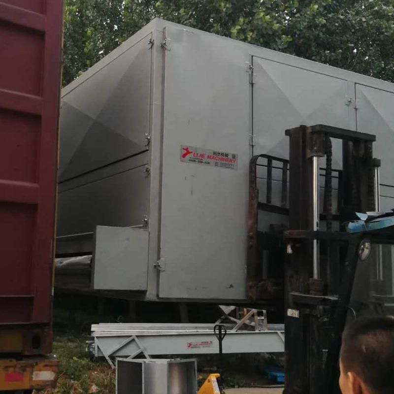 1000/1500/2000/3000/5000lbs Contiunous Industrial Hemp Leaf Flower Biomass Mesh Belt Dryer