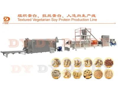Textured Soya Bean Chunks Machine/No Fat Soya Protein Processing Line/Extruder