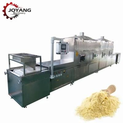60kg/H Industrial Corn Flour Microwave Sterilizing Machine with PLC Control